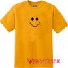 Smile Emot Gold Yellow T Shirt Size S,M,L,XL,2XL,3XL