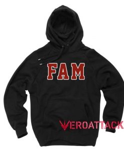 FAM Black Color Hoodie