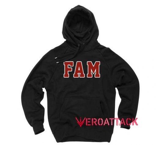 FAM Black Color Hoodie