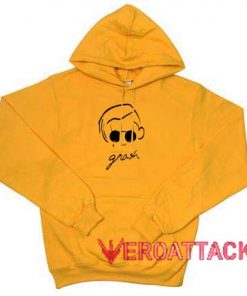 Grash Art Gold Yellow Color Hoodie