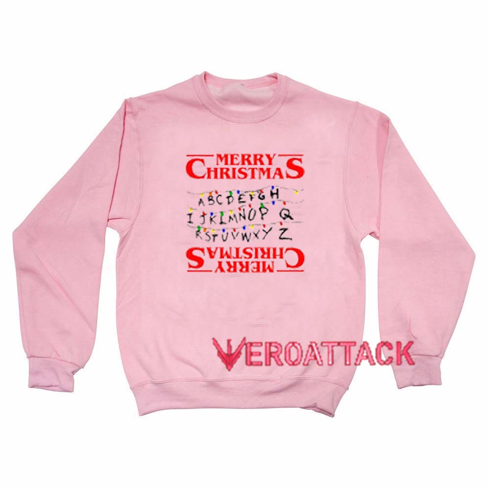 stranger things pink sweatshirt