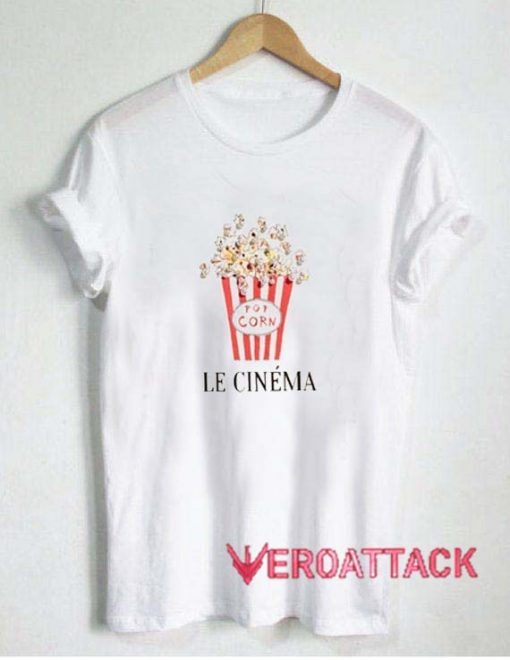 Pop Corn Le Cinema T Shirt Size XS,S,M,L,XL,2XL,3XL