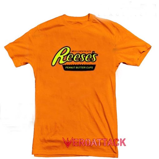 Reese's Orange T Shirt Size S,M,L,XL,2XL,3XL