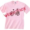 Bicycle light pink T Shirt Size S,M,L,XL,2XL,3XL