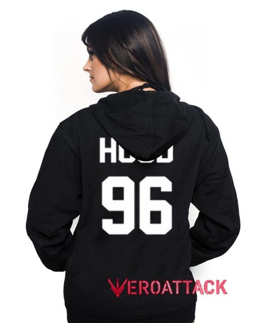 Hood 96 Black Color Hoodie