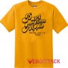 Part Time Hippie Gold Yellow T Shirt Size S,M,L,XL,2XL,3XL