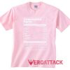 Venezuelan Facts light pink T Shirt Size S,M,L,XL,2XL,3XL