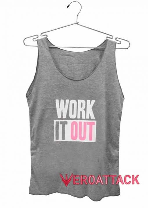Work It Out Adult Tank Top Men And Women
