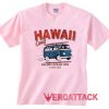Hawaii Coast Pacific Ocean 1983 light pink T Shirt Size S,M,L,XL,2XL,3XL