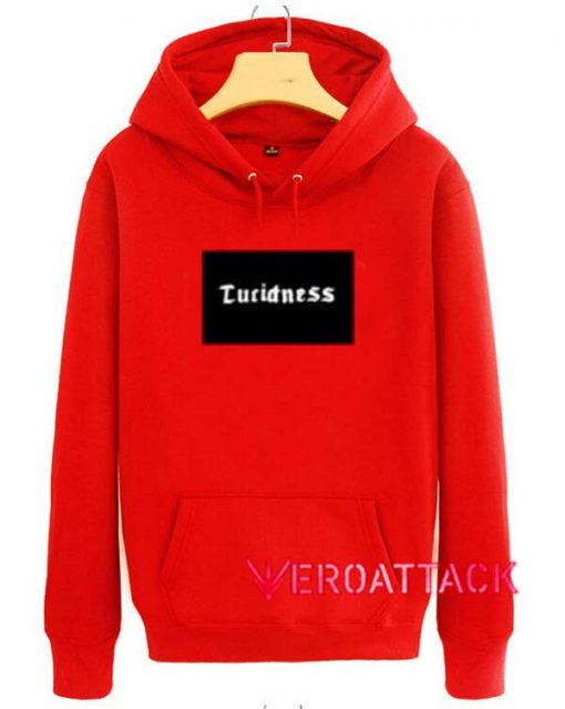 Lucidness Red Color Hoodie