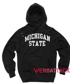 Michigan State Black Color Hoodie