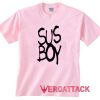 Sus Boy light pink T Shirt Size S,M,L,XL,2XL,3XL
