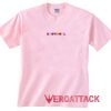 Emotional Color light pink T Shirt Size S,M,L,XL,2XL,3XL