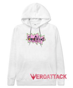 Good Vibes Rugrats White color Hoodies