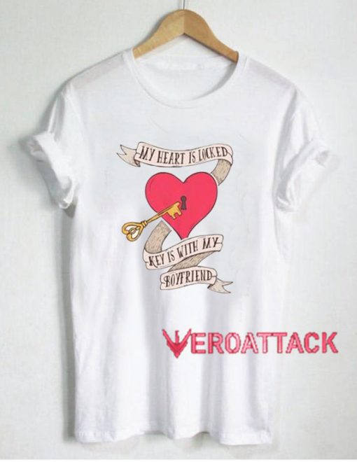 Heart is Locked Cute T Shirt