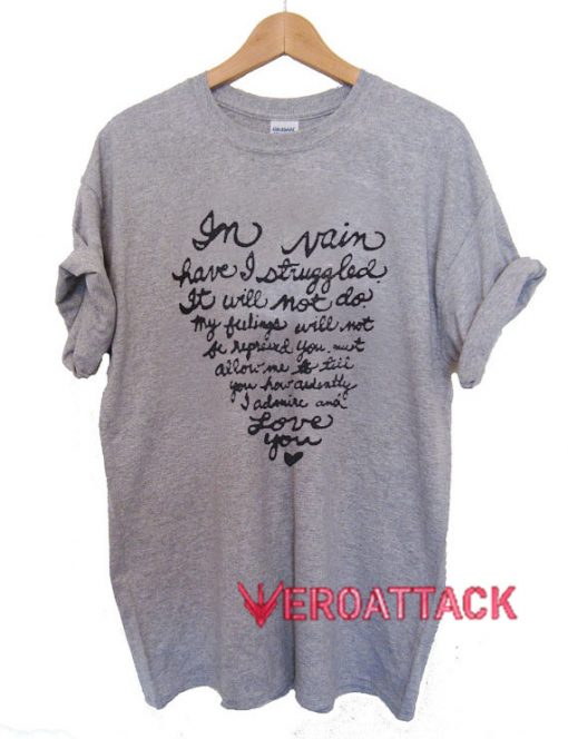 Jane Austen Quote T Shirt