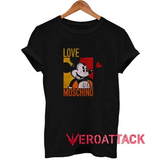 Moschino Love Micky Mouse T Shirt