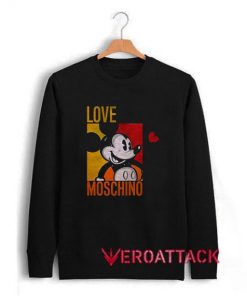 Moschino Love Micky Mouse Unisex Sweatshirts