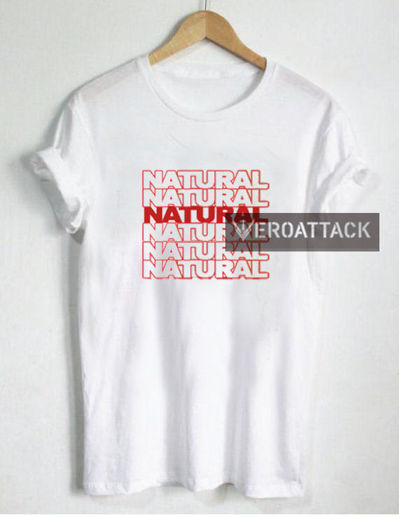 Natural T Shirt Size XS,S,M,L,XL,2XL,3XL