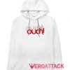 Ouch White color Hoodies
