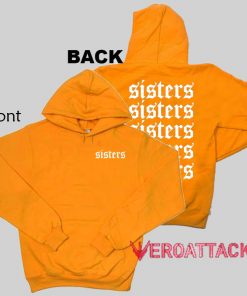 Sister Gold Yellow color Hoodies