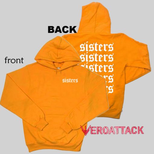 Sister Gold Yellow color Hoodies