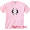 Sun Bright Faces light pink T Shirt Size S,M,L,XL,2XL,3XL