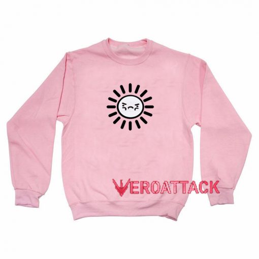 Sun Bright Faces light pink Unisex Sweatshirts