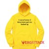 3 Out Of Every 4 Americans Yellow color Hoodies