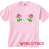 Baby Pink Rose light pink T Shirt Size S,M,L,XL,2XL,3XL