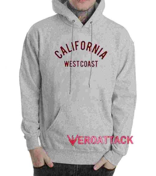 California West Coast Grey color Hoodies