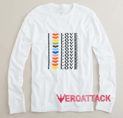 Letter Graphic Long sleeve T Shirt