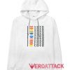 Letter Graphic White hoodie