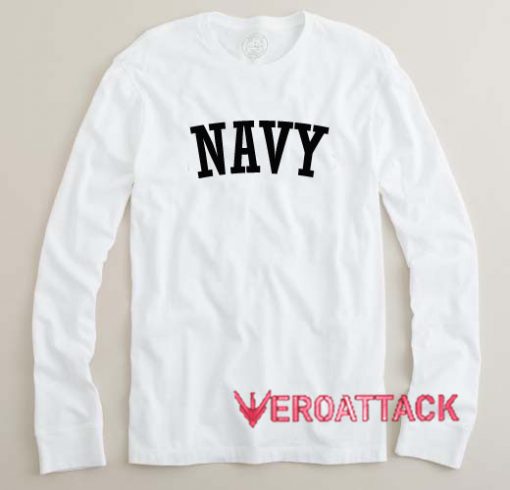 Navy Long sleeve T Shirt