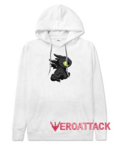 Night Fury Toothless White color Hoodies