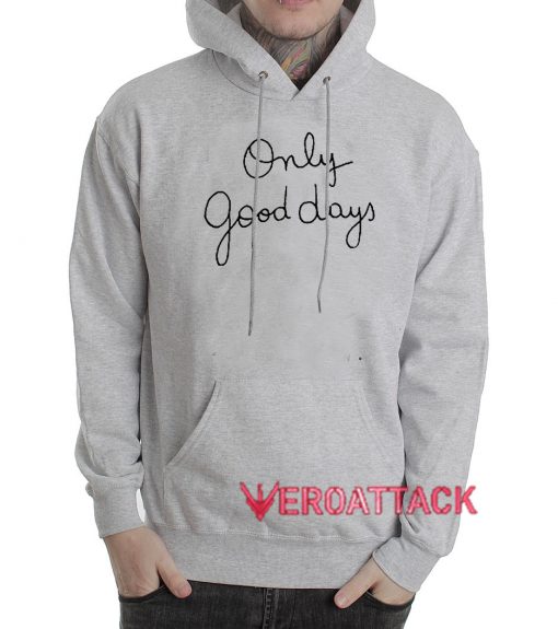 Only Good Days Grey color Hoodies