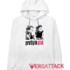 Pretty In Pink White hoodie