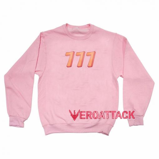 Triple Seven Block light pink Unisex Sweatshirts