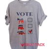 Vote Dinosaur T Shirt