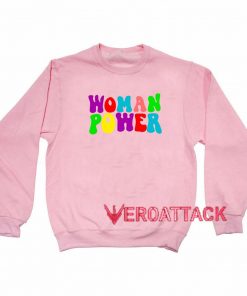 Woman Power light pink Unisex Sweatshirts