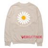 Stop Overthinking Cream Color Unisex Sweatshirts