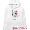 Bouquet of Peace White hoodie