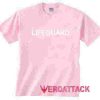 Lifeguard Other light pink T Shirt Size S,M,L,XL,2XL,3XL