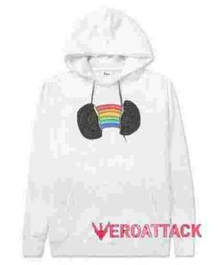 Rainbow Oreo White hoodie