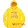 I Love My Tractor Yellow color Hoodies