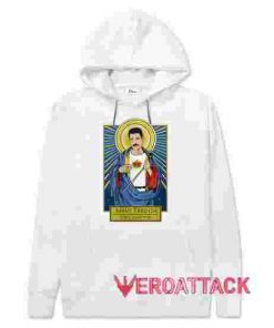 Saint Freddie Mercury White hoodie