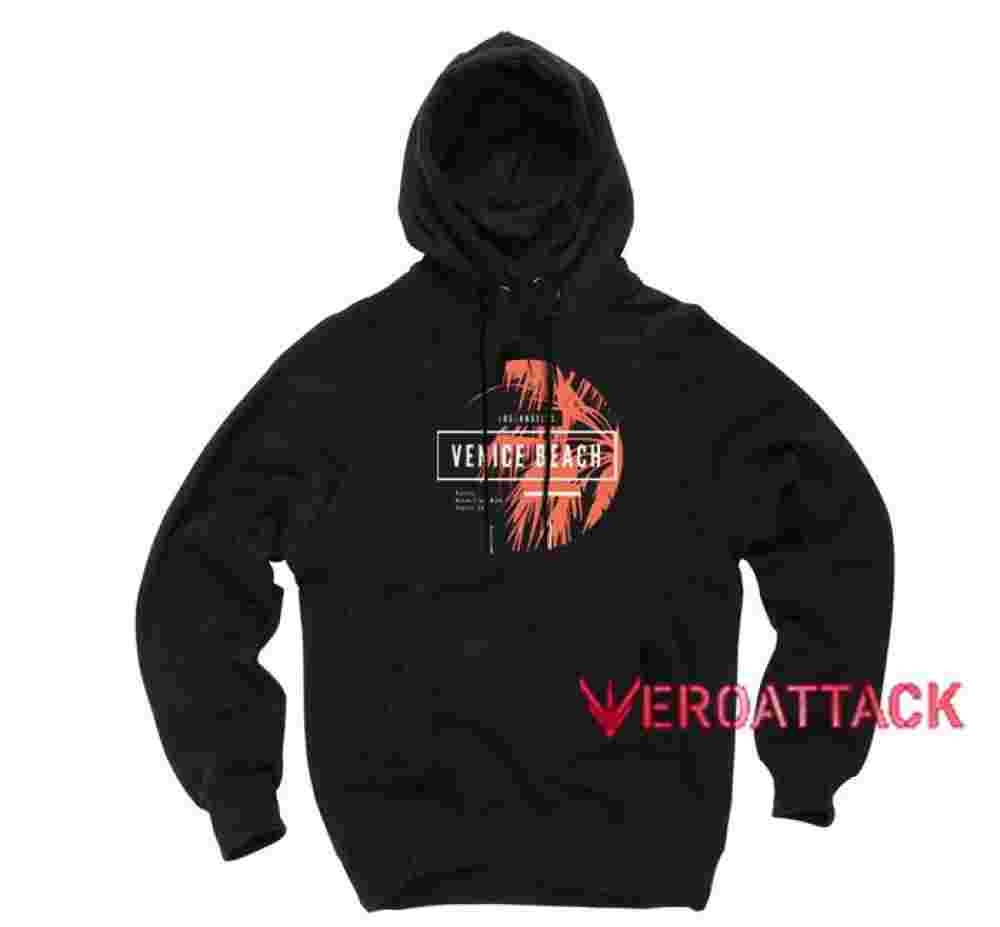 Venice Beach Black color Hoodies