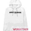 Worst Behavior 199X White hoodie