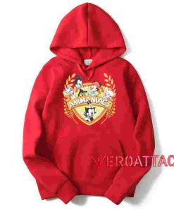 Animaniacs Red color Hoodies