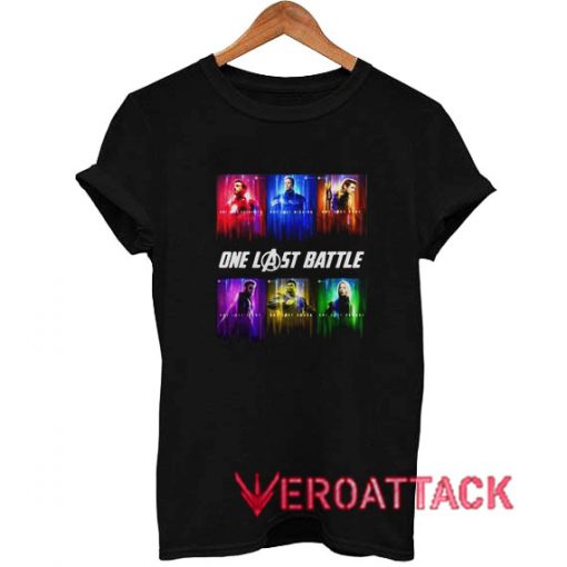 Avenger Endgame One Last Battle T Shirt Size XS,S,M,L,XL,2XL,3XL